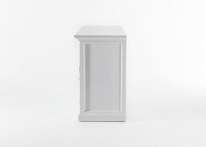 NovaSolo Halifax Buffet With 4 Glass Doors & 3 Drawers In White - BG192 - 8994921003955 - SideboardOutlet.com