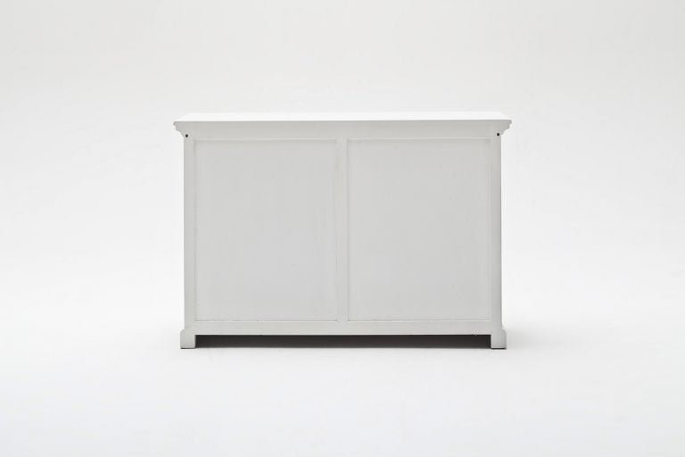 NovaSolo Halifax Buffet with Sliding Doors, White – SideboardOutlet.com