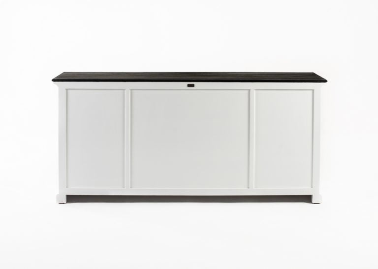 NovaSolo Halifax Contrast Buffet With 4 Drawers & 4 Doors In White & Black - B194CT - 8994921004129 - SideboardOutlet.com