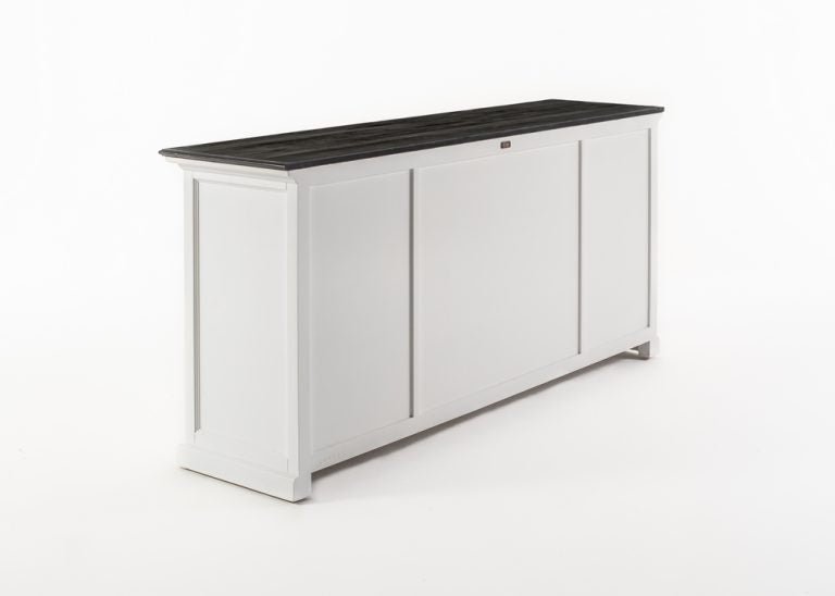 NovaSolo Halifax Contrast Buffet With 4 Drawers & 4 Doors In White & Black - B194CT - 8994921004129 - SideboardOutlet.com