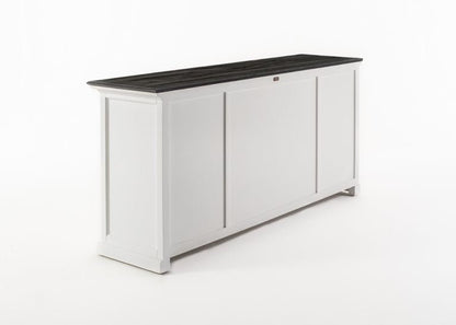 NovaSolo Halifax Contrast Buffet With 4 Drawers & 4 Doors In White & Black - B194CT - 8994921004129 - SideboardOutlet.com