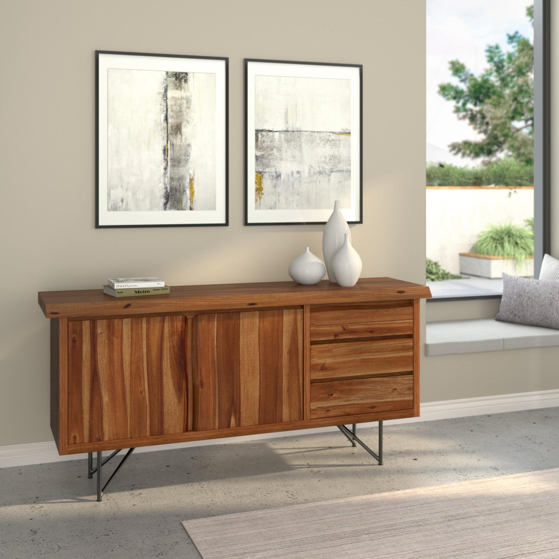 Alpine Furniture Alpine Furniture Live Edge Server - 1968-06 - 812702027922 - SideboardOutlet.com