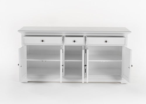 NovaSolo Provence Buffet With 5 Doors In White - B197 - 8994921004198 - SideboardOutlet.com