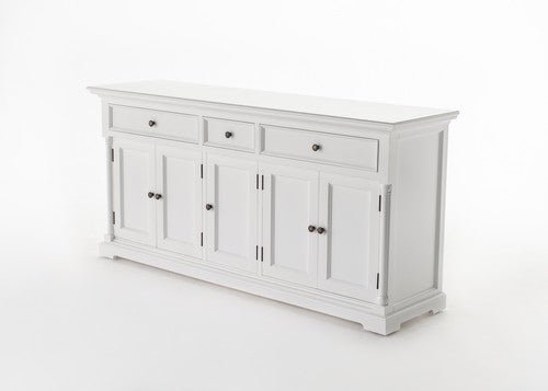 NovaSolo Provence Buffet With 5 Doors In White - B197 - 8994921004198 - SideboardOutlet.com