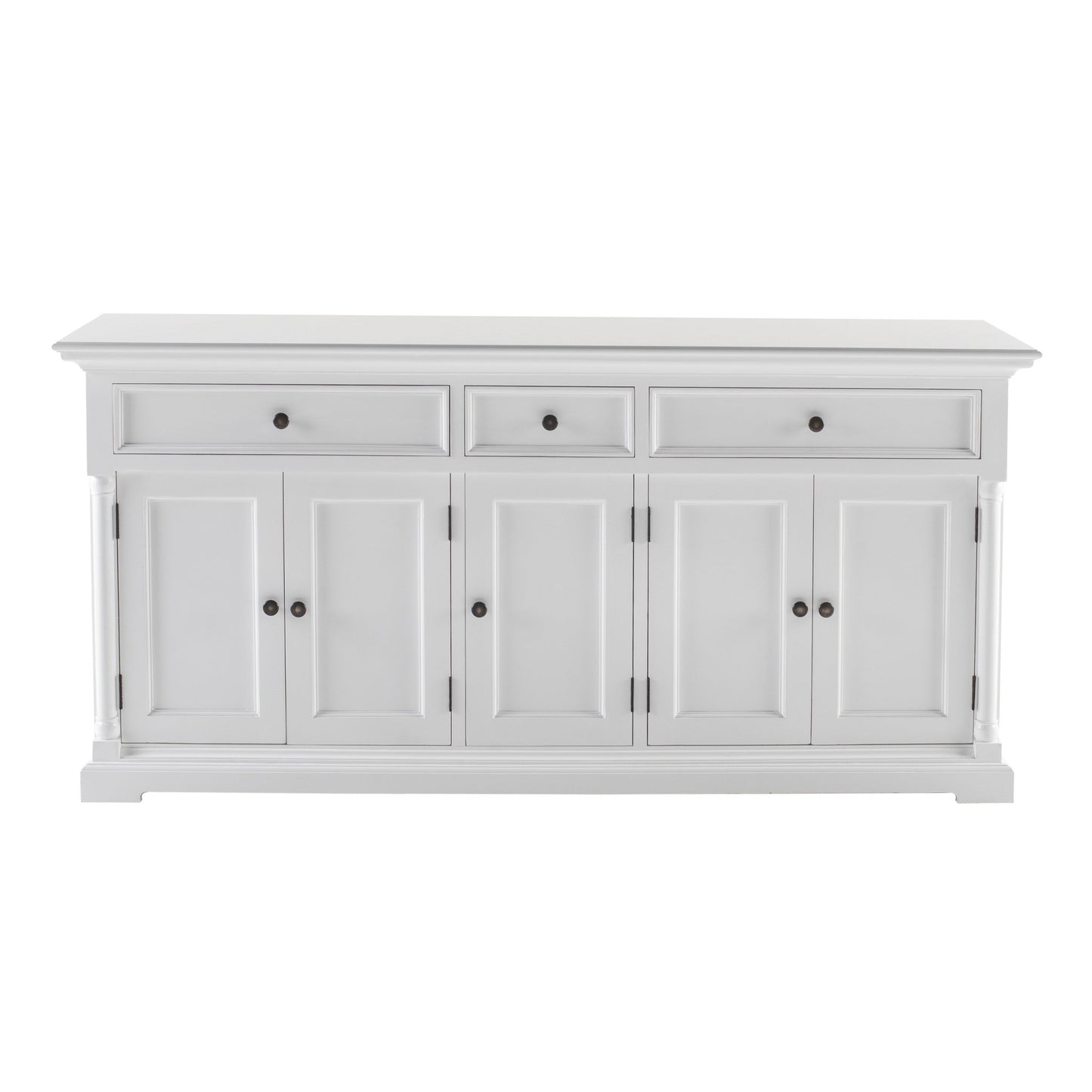 NovaSolo Provence Buffet With 5 Doors In White - B197 - 8994921004198 - SideboardOutlet.com