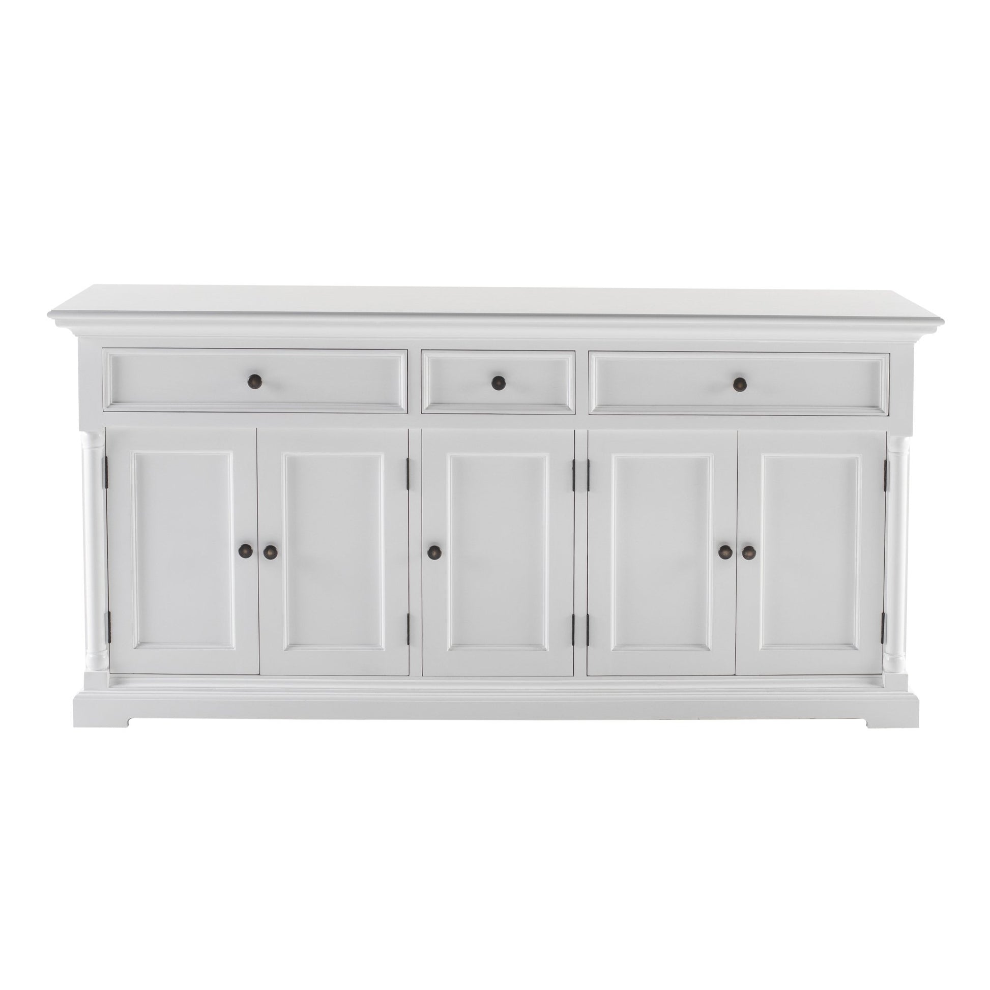 NovaSolo Provence Buffet With 5 Doors In White - B197 - 8994921004198 - SideboardOutlet.com